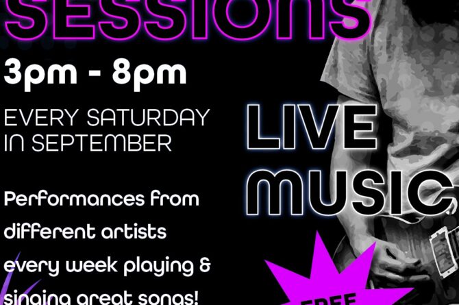 Late Summer Sessions promotional poster.