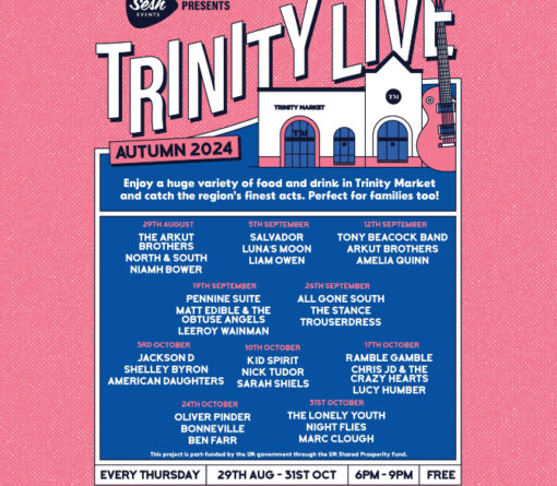 This is the listing for the Autumn season of Trinity Live