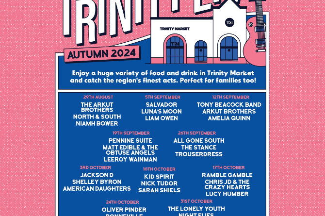 This is the listing for the Autumn season of Trinity Live